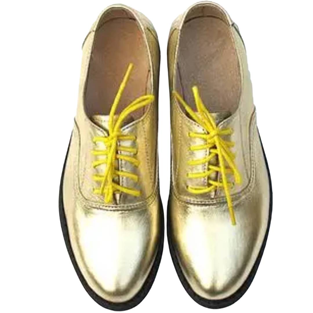 Brogue Oxford Women's Shoes Genuine Leather