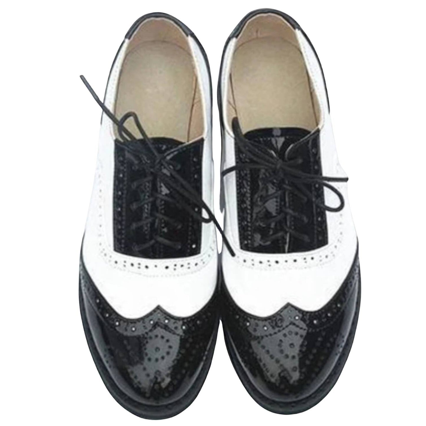 Oxford Shoes Vintage Handmade Genuine Leather For Women
