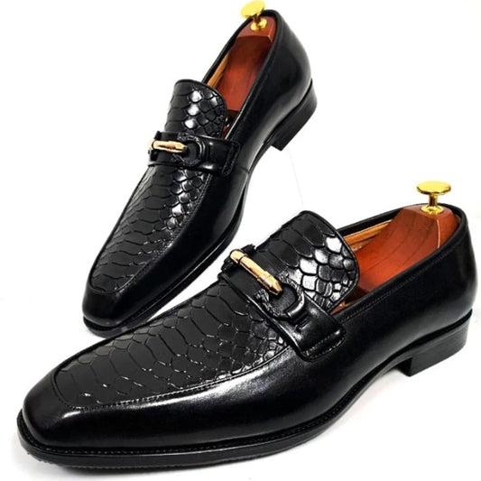 Wedding Shoes Slip On Leather Handmade For Men