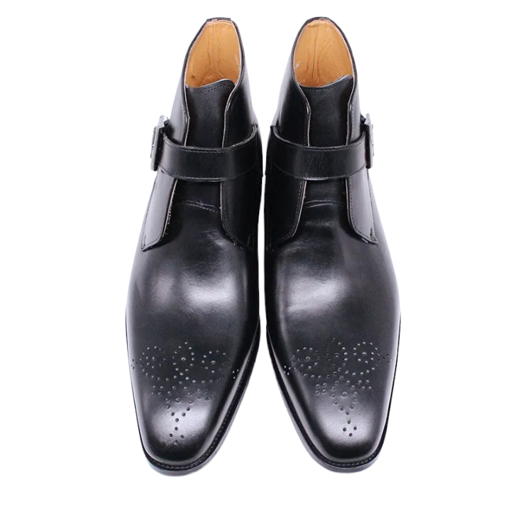 Ankle Boots British Style Leather Dress Shoes For Men