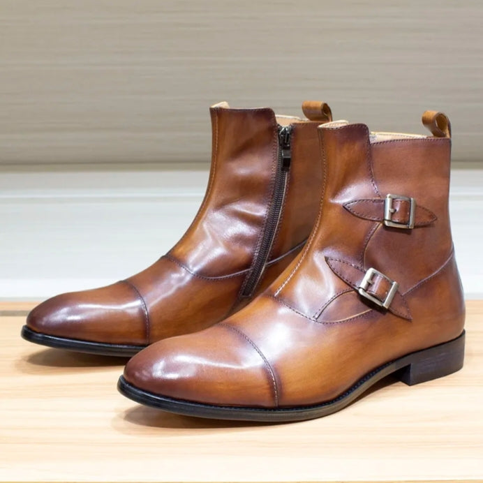 Ankle Boots Soft Shoes Genuine Leather For Men