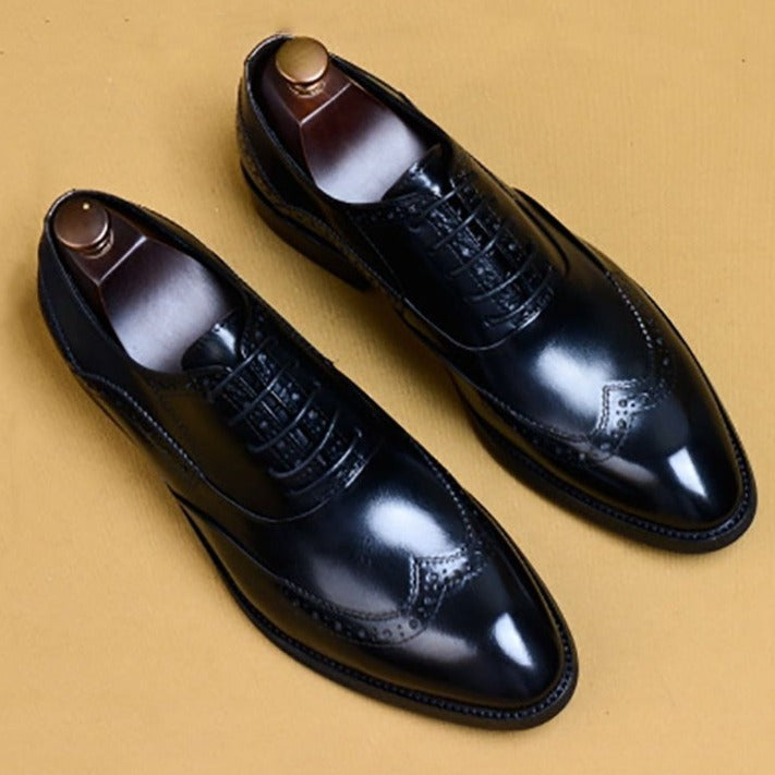 Oxford Shoes Wedding Shoes Leather Handmade For Men