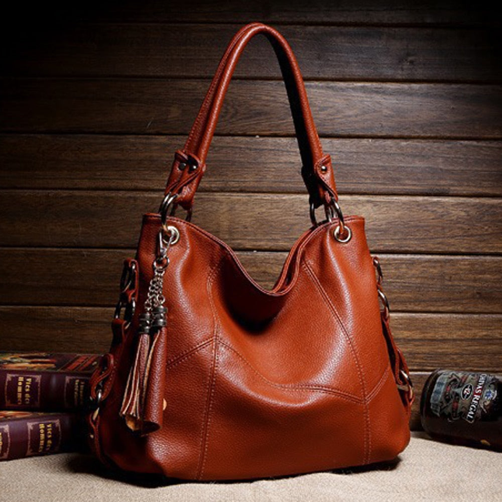 Women's Shoulder Bags Soft Leather Handmade