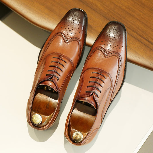 Dress Shoes Leather Handmade For Men