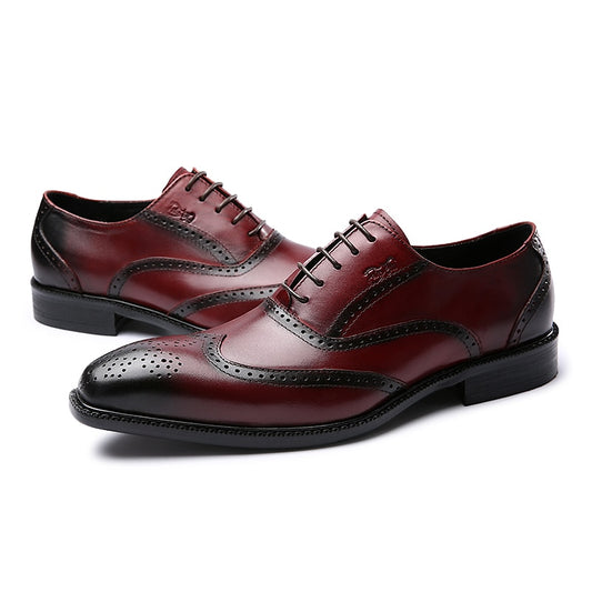 Men's Oxford Shoes Genuine Leather Handmade