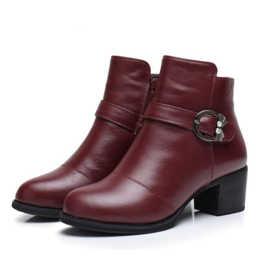 Ankle Boots Genuine Leather  Handmade for Women